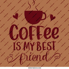 Coffee Is My Best Friend Pinback Button, Coffee Lover Gift, Funny Coffee Quote Button, Caffeine Addiction, Pinback Buttons - Tawshia