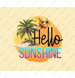 Tropical Hello Sunshine Graphic Design product