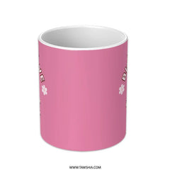 Mini Heart Big Love Mug, Finger Heart Mug, Kpop Inspired Mug, Trendy Pink Mug, Cute Coffee Mug, Gift Idea - Tawshia