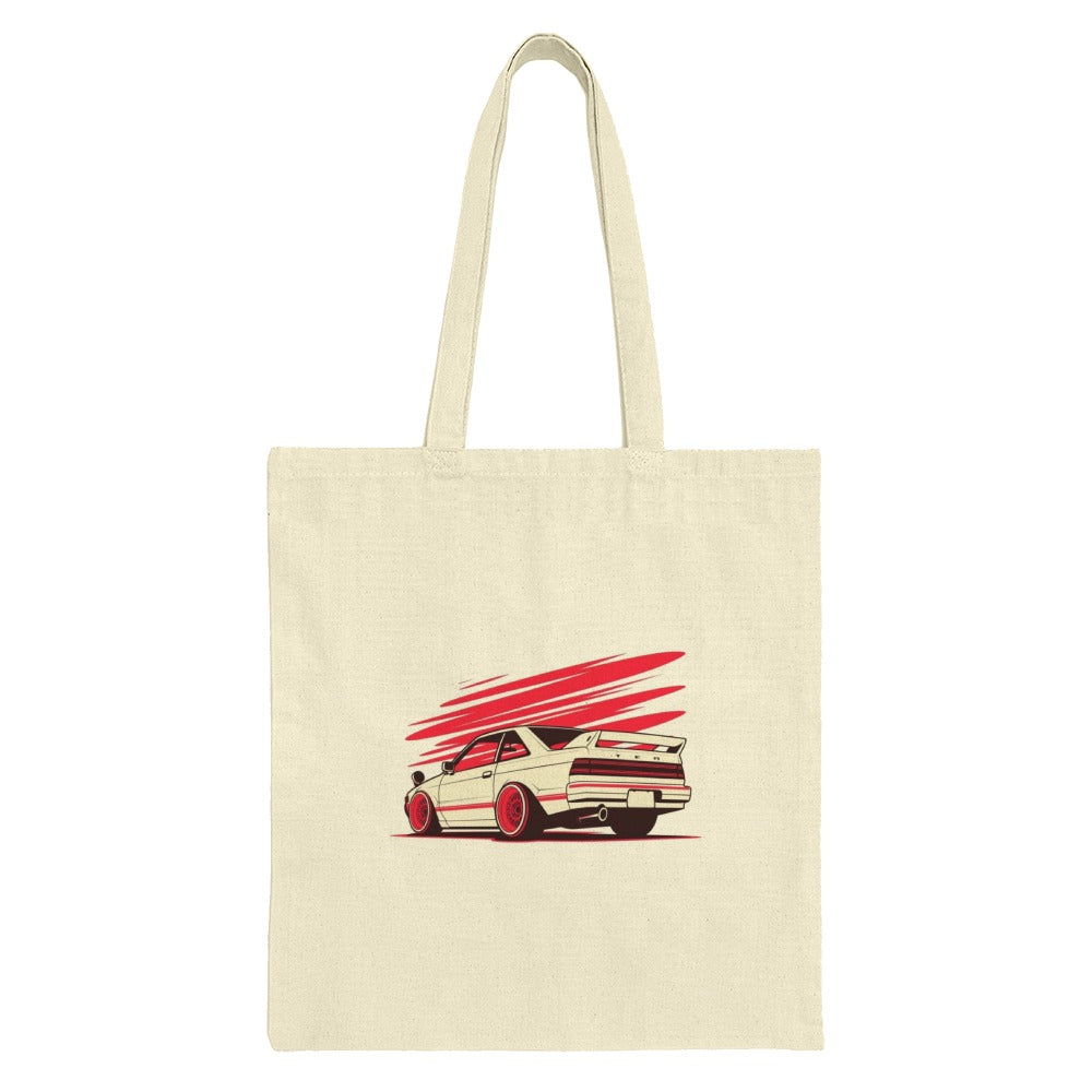JDM Car Tote Bag, Retro Japanese Car Art, Automotive Gift, Sportscar Bag, Car Lover Gift, Unique Tote Bag, Gift for Driver - Tawshia