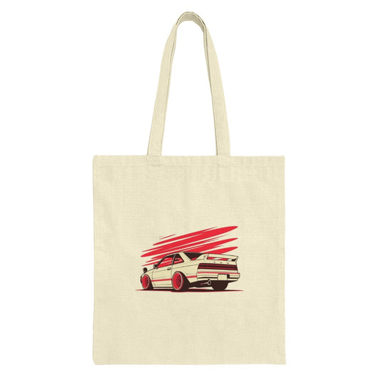 JDM Car Tote Bag, Retro Japanese Car Art, Automotive Gift, Sportscar Bag, Car Lover Gift, Unique Tote Bag, Gift for Driver - Tawshia