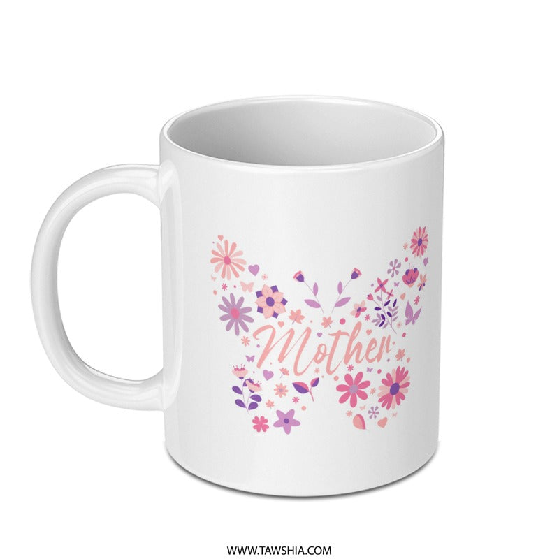 Beautiful Floral Butterfly Mother Mug product