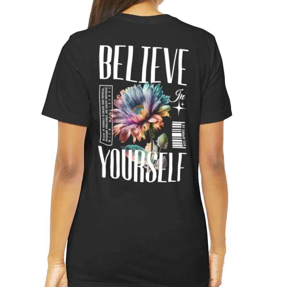 Believe in Yourself Colorful Design T-Shirt product type