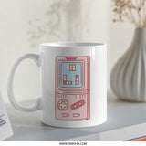 Retro Game Mug, Pink Game Console Mug, Gamer Gift Mug, Geek Mug, Nostalgic Mug, Vintage Gaming, Gaming Coffee Mug (138 characters) - Tawshia