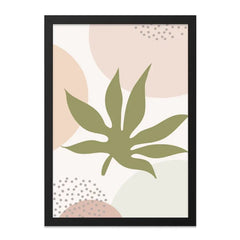 Abstract Plant Wall Art, Botanical Print, Modern Art Print, Minimalist Decor, Nature Wall Decor, Trendy Wall Art, Stylish Home Decor - Tawshia