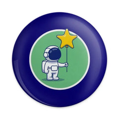Astronaut Pinback Button, Starry Dreams Pin, Space Lover Gift, Cute Astronaut Button, Space Theme Party, Fun Button Pinback - Tawshia