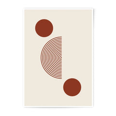Abstract Circles Photographic Print, Geometric Art Print, Boho Wall Decor, Minimalist Artwork, Modern Home Decor, Art Prints for Walls - Tawshia