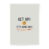 Get Up Game Day Photographic Prints, Sports Decor, Baseball Art, Basketball Prints, Play Ball, Kids Room Art, Motivational Quote - Tawshia