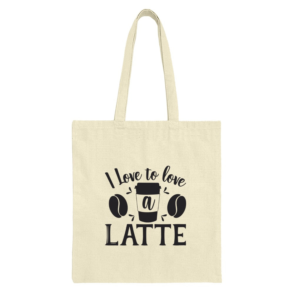 Coffee Lover Tote Bag, Latte Art Tote, Caffeine Addict Bag, Coffee Gift, Novelty Tote Bag, Daily Tote - Tawshia