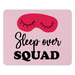 Sleepover Squad Mouse Pad, Girl Squad Gift, Pajama Party, Fun Office Decor, Trendy Workstation, Pink Aesthetic, Gift for Her, Cute Desk Mat - Tawshia