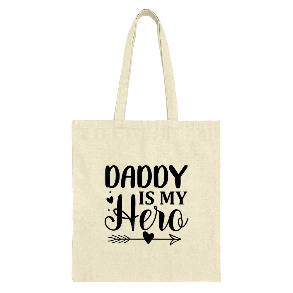 Daddy Is My Hero Tote Bag, Father's Day Gift Bag, Dad Birthday Present, Papa Gift, Gift For Father, Super Dad Tote, Hero Dad Gift - Tawshia