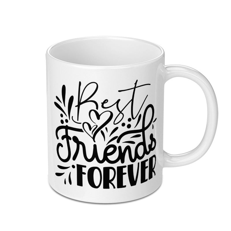 Best Friends Forever Mug, Friendship Mug, Gift For Friend, Coffee Mug, Tea Mug, Bestie Gift, Friend Birthday, Long Distance Friend - Tawshia