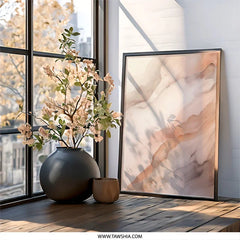 Abstract Art Wall Decor, Neutral Tones Print, Beige and Brown Art, Modern Art Print, Minimalist Art, Home Decor, Wall Art - Tawshia