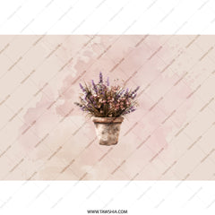 Lavender Tumbler, Floral Tumbler, Flower Tumbler, Watercolor Tumbler, Plant Lover Gift, Cute Tumbler, Tumbler for Her, Floral Tumbler Gift - Tawshia