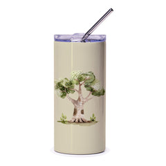 Tree Tumbler, Watercolor Tree, Nature Lover Gift, Tree Design Cup, Unique Drinkware, Forest Theme Tumbler, Artistic Tumbler, Gift for Her - Tawshia