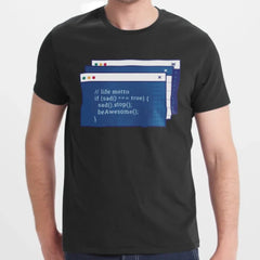 Life Motto If Sad Stop Be Awesome Graphic T-Shirt product