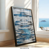 Abstract Wall Art, Blue and Gray Print, Modern Home Decor, Contemporary Art, Unique Wall Decor, Trending Wall Art, Housewarming Gift - Tawshia