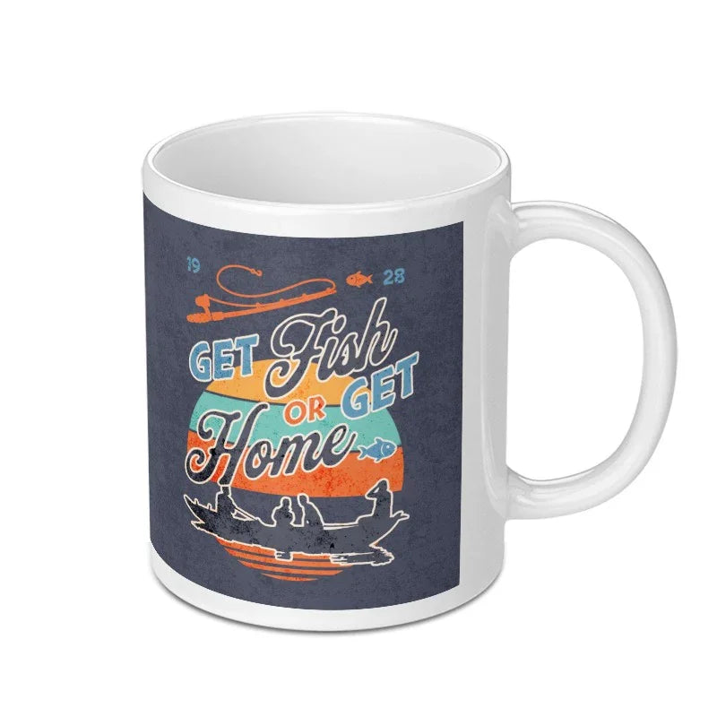 Get Fish or Get Home 1928 Printed Mug product type