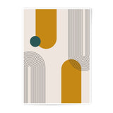 Modern Abstract Art Photographic Print, Minimalist Wall Art, Geometric Print, Scandinavian Decor, Arch and Circle Art, Home Decor - Tawshia
