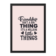 Friendship Quote Wall Art, Little Things Print, Motivational Wall Decor, Friend Gift, Home Decor, Inspirational Saying, Typography Art - Tawshia