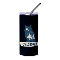 Owl Illustration Insulated Stainless Steel Tumbler product type