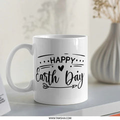 Happy Earth Day Mug, Cute Earth Day Gift, Environmentally Friendly Mug, Save the Planet Mug, Earth Lover Present, Eco Friendly Gift - Tawshia