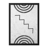 Abstract Wall Art, Geometric Print, Stairs Art, Modern Home Decor, Contemporary Art Print, Minimalist Wall Decor, Arches Print - Tawshia