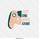 Just One More Game Pocket Mirror, Gamer Gift Idea, Video Game Lover Present, Gaming Addict, Makeup Mirror, Compact Mirror - Tawshia