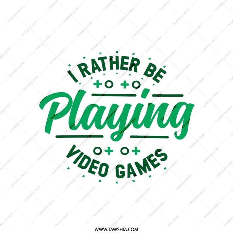 Video Game Pillow, Gamer Room Decor, I Rather Be Playing, Gaming Gifts, Video Games Lover, Decorative Pillows, Throw Pillow - Tawshia