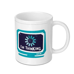 I'm Thinking Computer Graphic Print Mug product