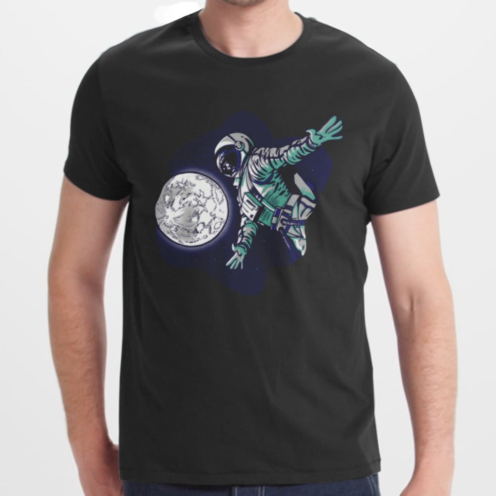 Astronaut Reaching Moon Graphic T-Shirt product