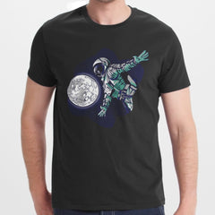 Astronaut Reaching Moon Graphic T-Shirt product
