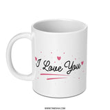 I Love You Mug, Romantic Mug, Cute Coffee Mug, Gift for Her, Valentines Day Mug, Gift for Wife, Anniversary Gift, Couple Mug, Love Mug - Tawshia