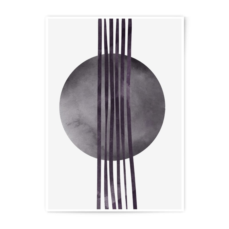 Minimalist Photographic Print, Abstract Circle and Lines Art, Modern Wall Decor, Geometric Photo Art, Home Interior Design Print - Tawshia