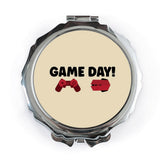 Game Day Pocket Mirror, Gamer Gift, Gaming Console, Video Game Lover, Compact Mirror, Gift for Her, Gift for Him, Geeky Gift - Tawshia