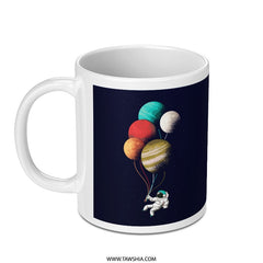 Astronaut Floating with Planets Balloon design product type