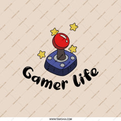 Gamer Life Pocket Mirror, Video Game Lover Gift, Novelty Pocket Mirror, Cute Makeup Mirror, Gamer Girl Gift, Gift for her - Tawshia