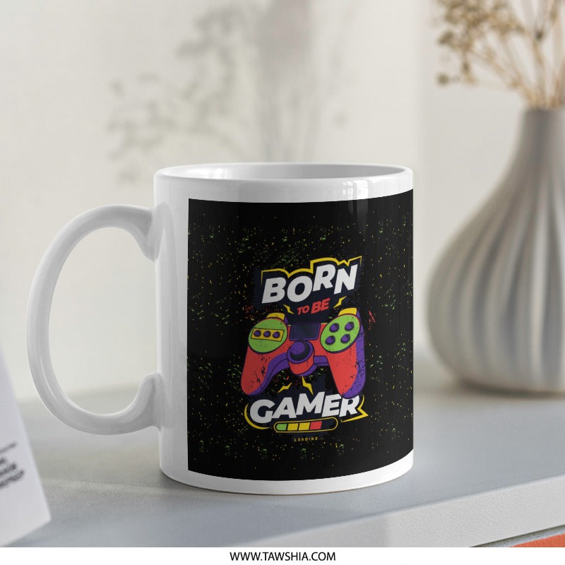 Born to Be Gamer Unique Graphic Mug Product