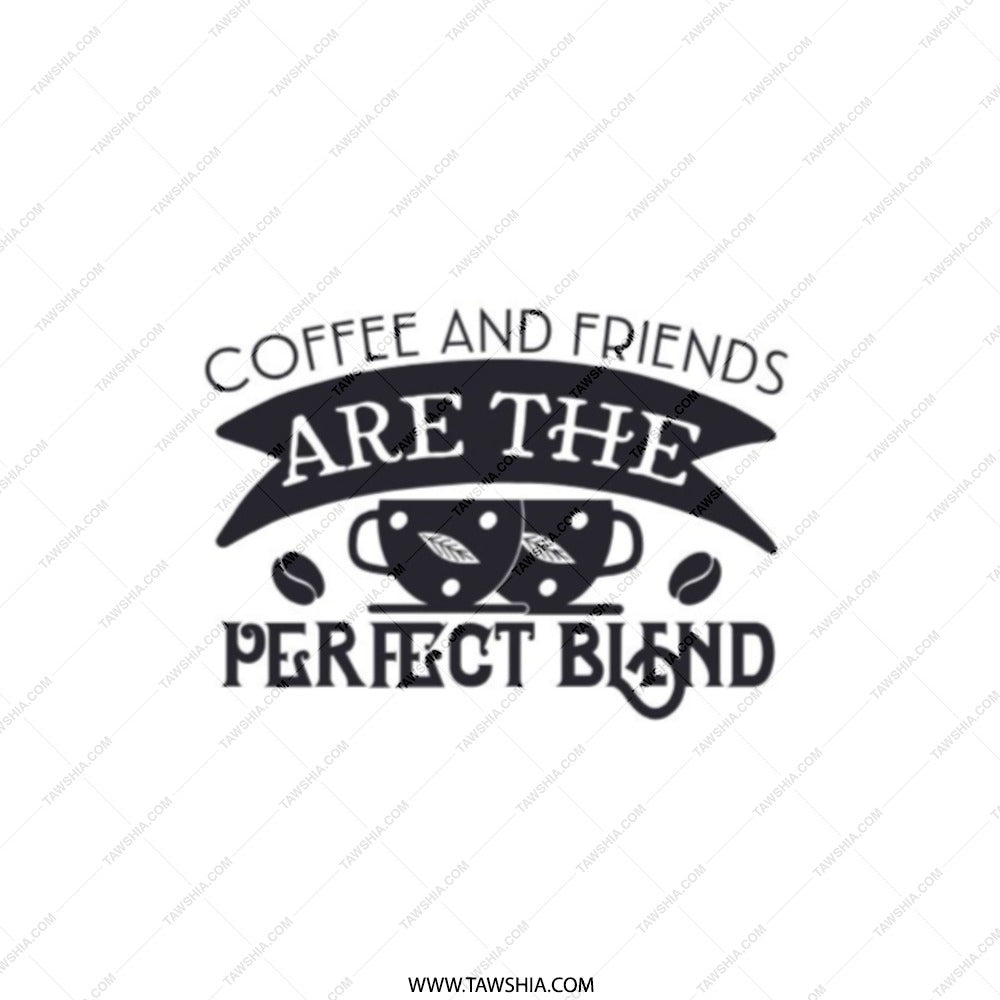 Coffee Friends Pocket Mirror, Perfect Blend Gift, Friendship Mirror, Coffee Lover Present, Best Friend Portable Mirror - Tawshia