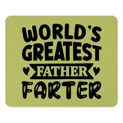 Worlds Greatest Farter Mouse Pad, Funny Dad Mousepad, Gift For Him, Worlds Best Dad, Unique Mouse Mat, Birthday Gift Mouse Pad, Dad Joke - Tawshia