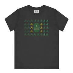 Saudi Arabia Emblem and Palms Black T-Shirt product
