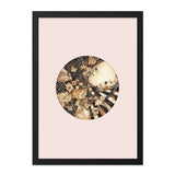 Floral Wall Art, Round Floral Design, Abstract Flower Print, Modern Home Decor, Unique Wall Hanging, Circle Art Print - Tawshia
