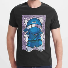Cute Ninja Cat Design Graphic T-Shirt product type