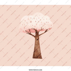 Pink Blossom Tree Backpack, Floral Design, School Backpack, Trendy Backpack, Everyday Backpack, Nature Inspired, Gift for Her - Tawshia