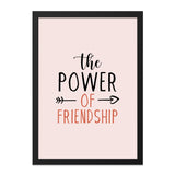 Friendship Power Wall Art, Best Friend Gift, Inspirational Quote Print, Sister Gift, Home Decor, Friendship Decor, Wall Decor - Tawshia