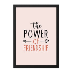 Friendship Power Wall Art, Best Friend Gift, Inspirational Quote Print, Sister Gift, Home Decor, Friendship Decor, Wall Decor - Tawshia