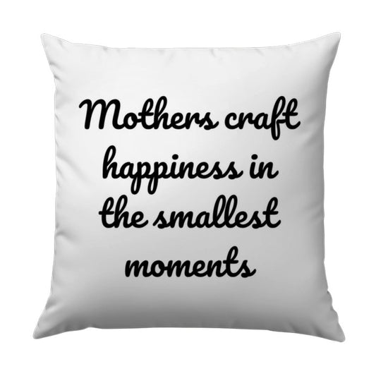 Mothers Craft Happiness Pillow, Home Decor, Throw Pillow, Mom Gift, Mothers Day Gift, Decorative Pillow, Inspirational Quote Pillow - Tawshia