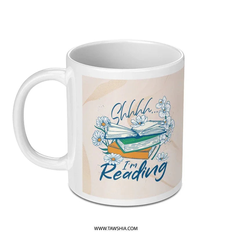 Shhhh I'm Reading Book Lover Mug product type