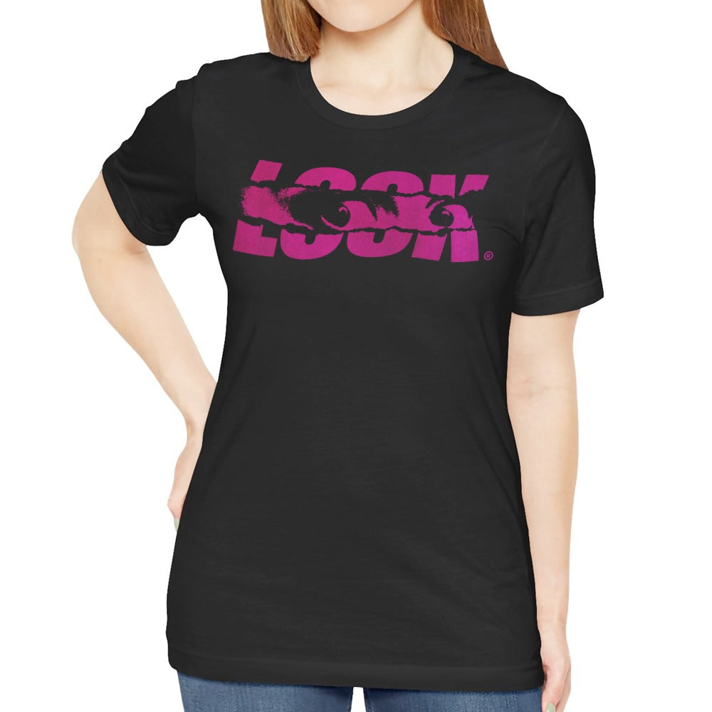 Look Eyes Design Graphic T-Shirt Style Casual Product Type