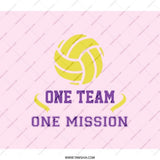 Volleyball Team Backpack, Sports Backpack, One Team Backpack, One Mission Backpack, Volleyball Gift Backpack, School Backpack (137) - Tawshia